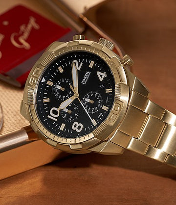 Bronson Chronograph Gold-Tone Stainless Steel Watch